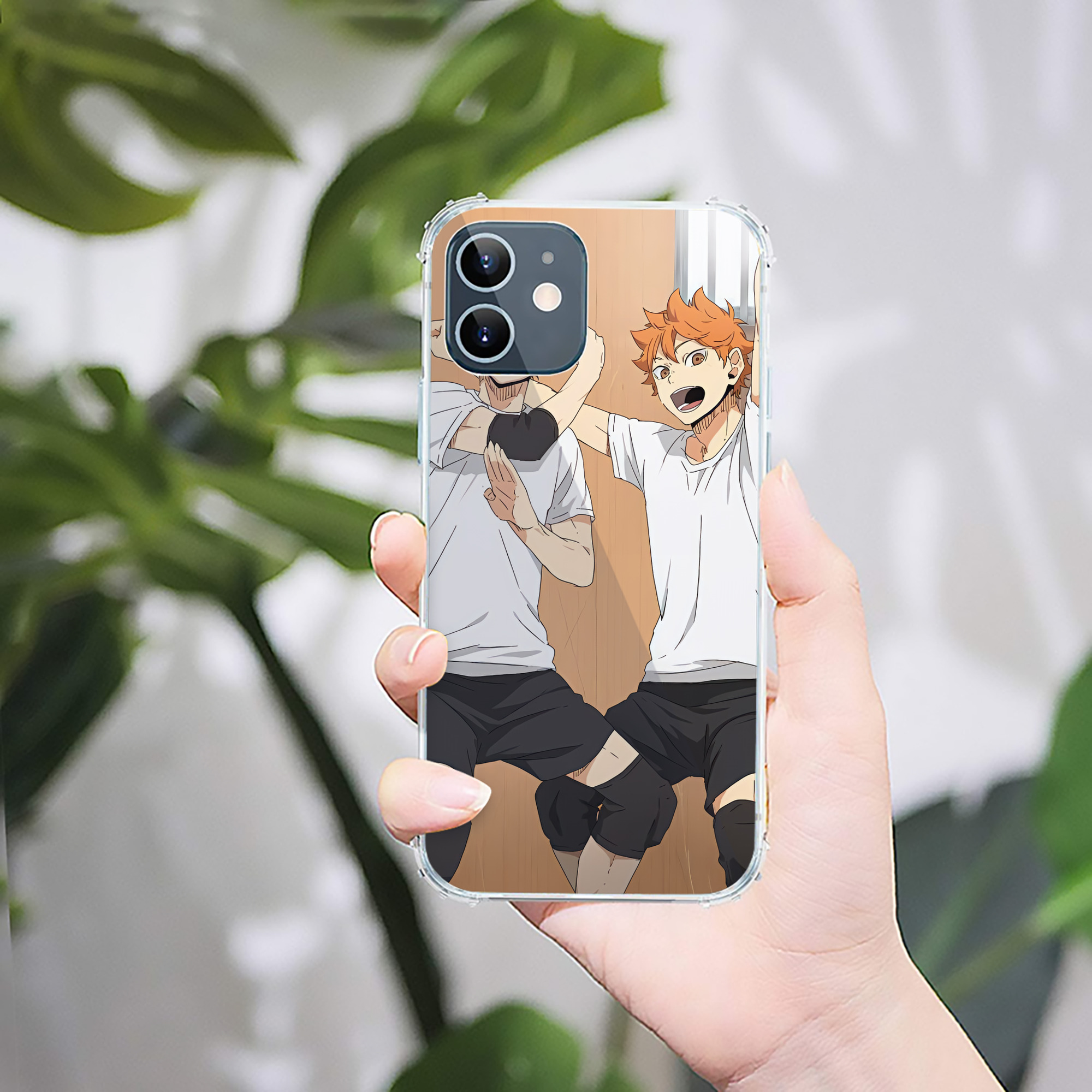 （画像用） ハイキュー!! Haikyu!! 【iPhone 12シリーズ対応】透明スマホケース（クリアソフトケース）